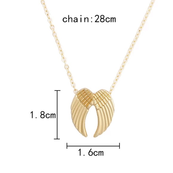 Heavenly Angel Wings Necklace - Picture 4 of 4
